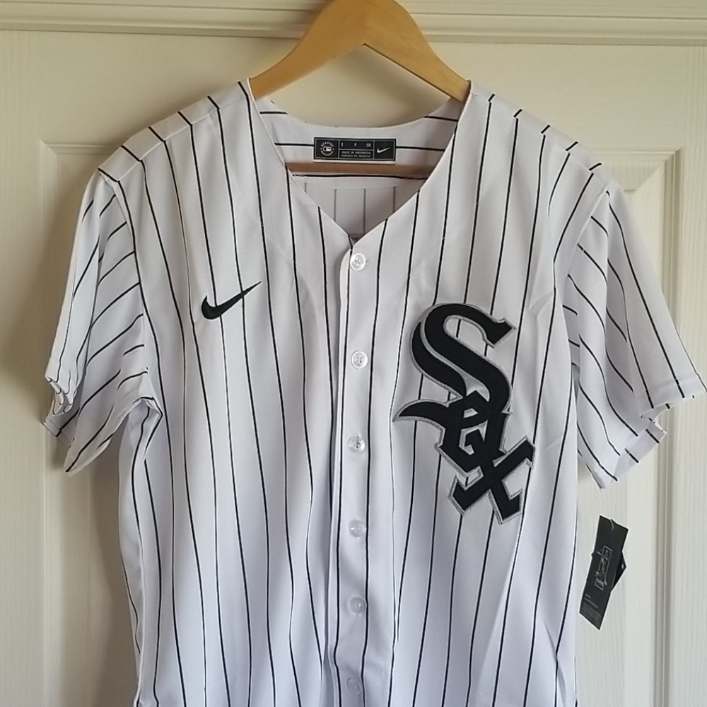 MICHEAL JORDAN WHITE CHICAGO WHITE SOX THROWBACK JERSEY